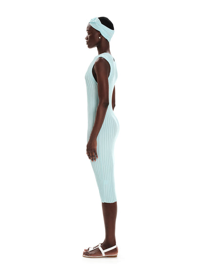 Seashells Sleeveless Midi Dress