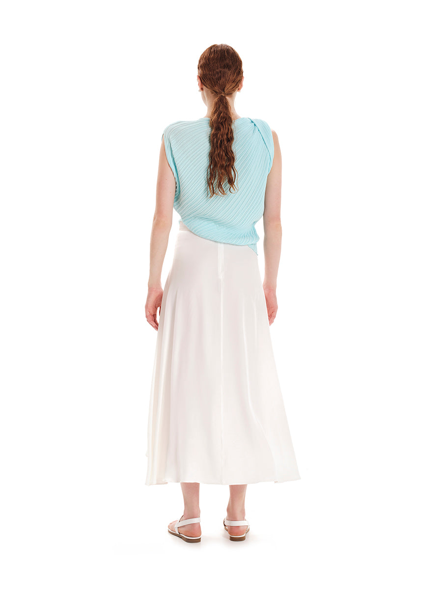 Seashells Draped Knit Top