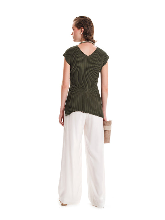Seashells Crossed Knit Top