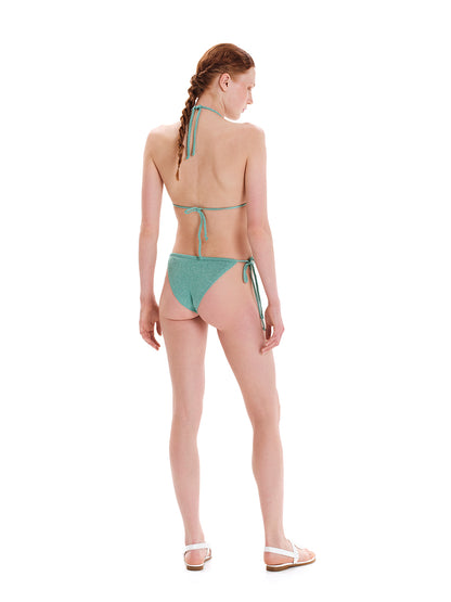 Shimmering Water Knit Bikini