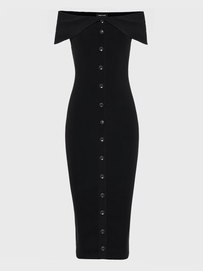 Fine Line Midi Dress