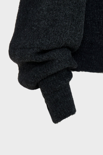 Donna Knitted Cropped Blouse