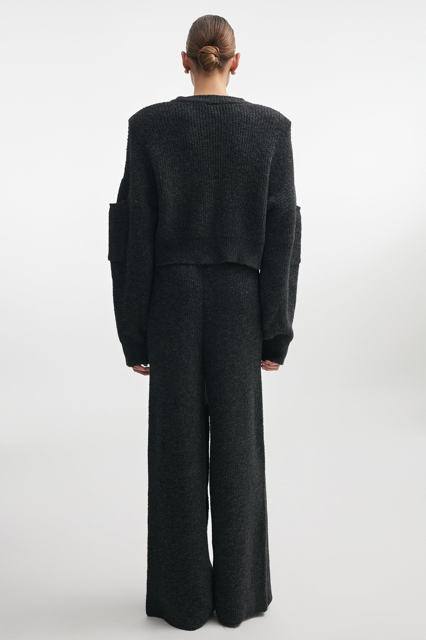 Donna Knitted Cropped Blouse