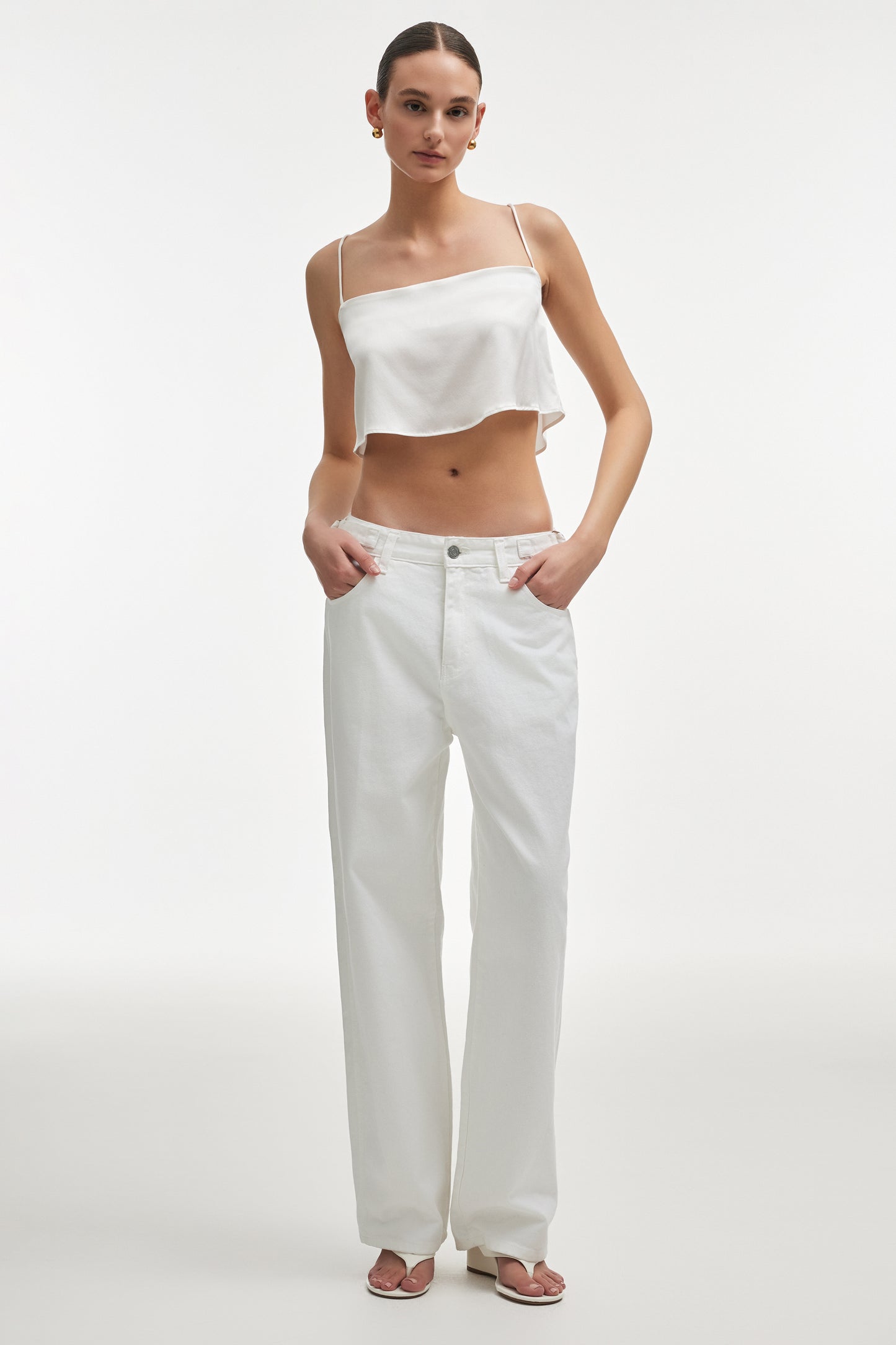 Naia Silk Crop Top