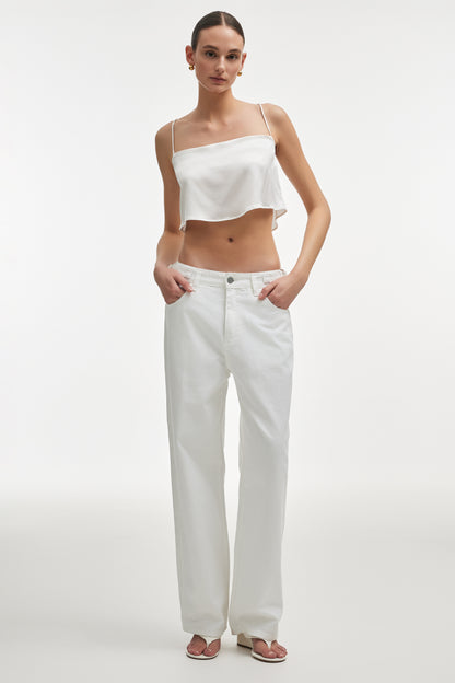 Naia Silk Crop Top