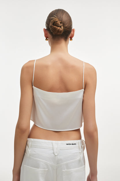 Naia Silk Crop Top