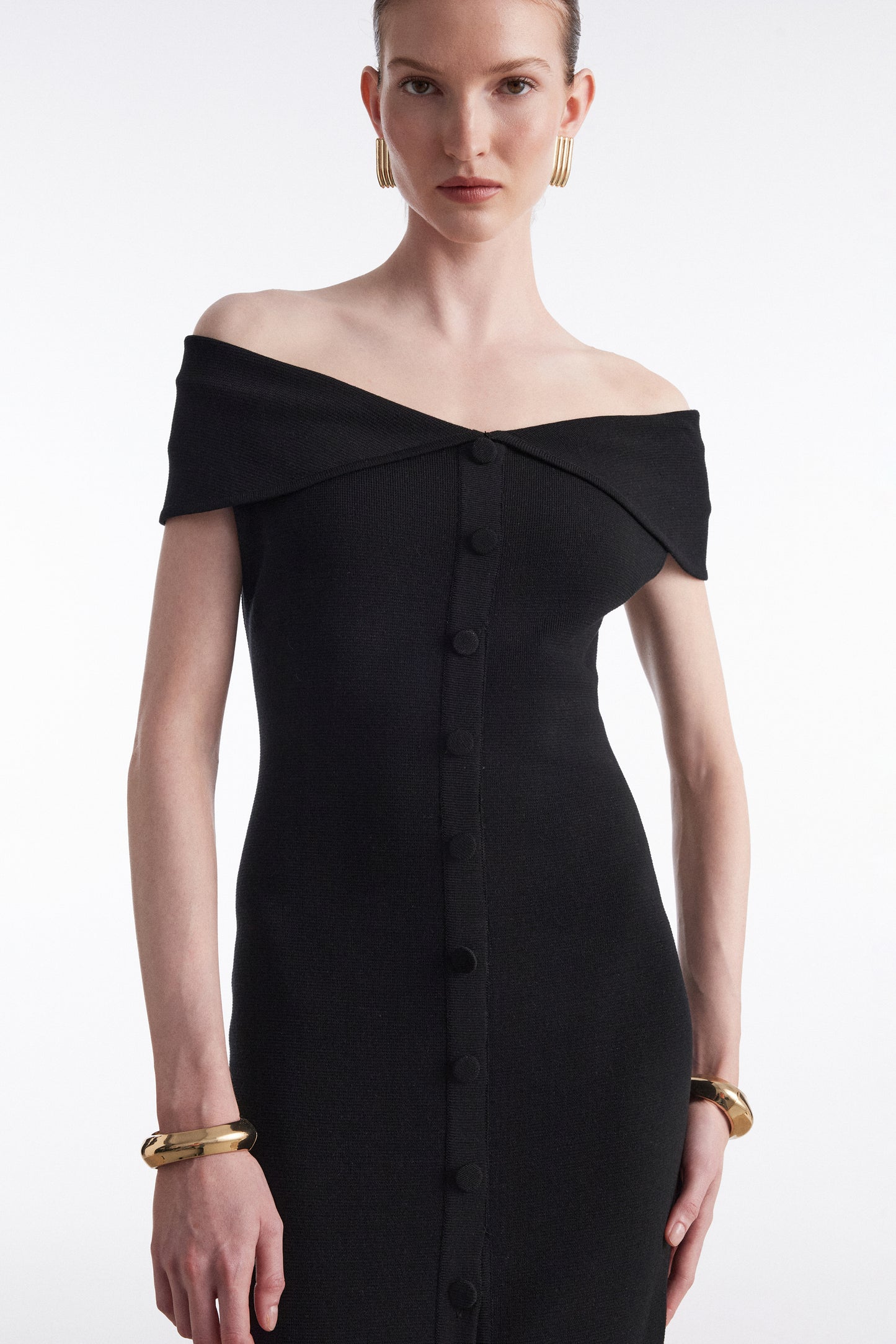 Fine Line Midi Dress