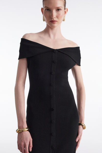 Fine Line Midi Dress