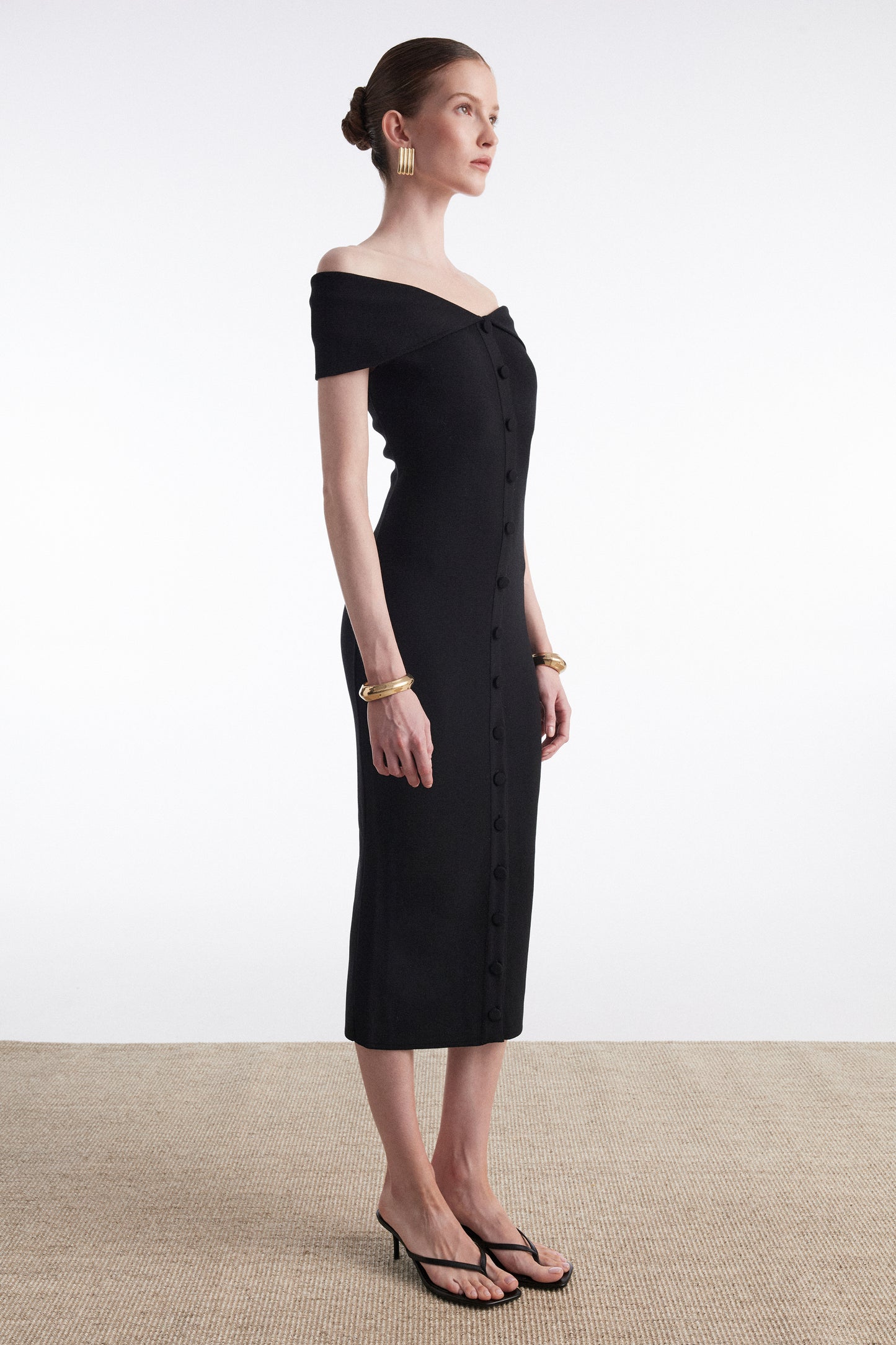 Fine Line Midi Dress