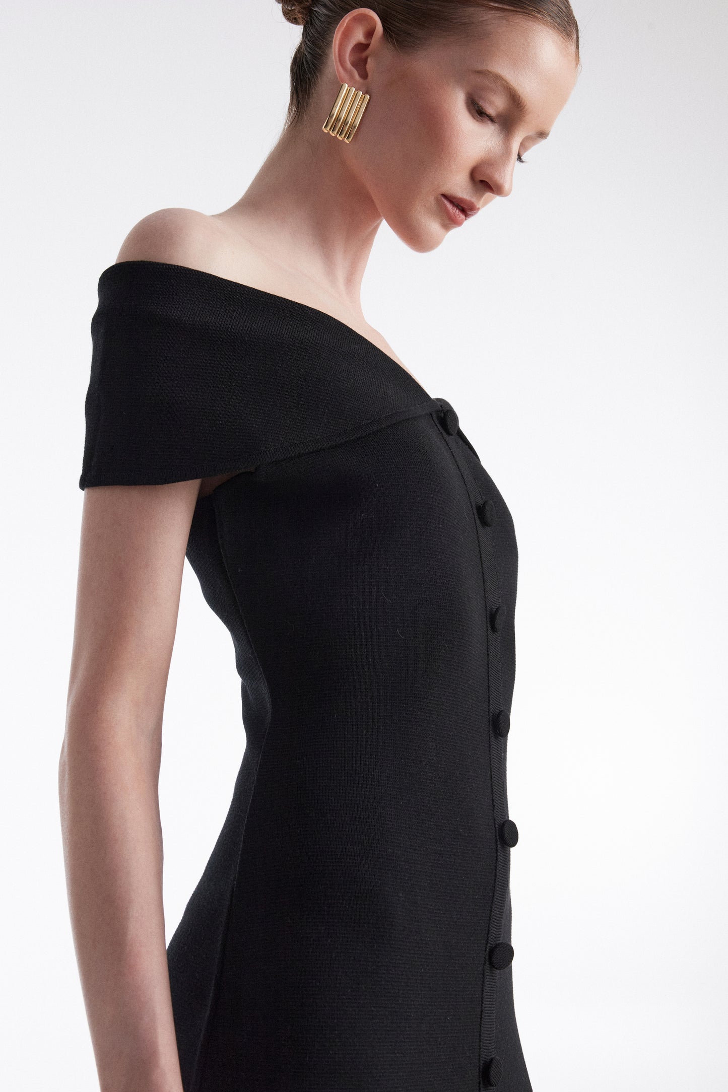 Fine Line Midi Dress