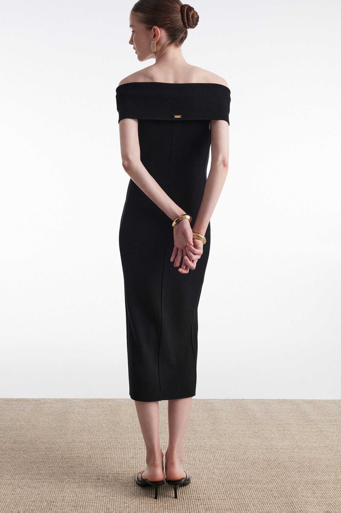 Fine Line Midi Dress