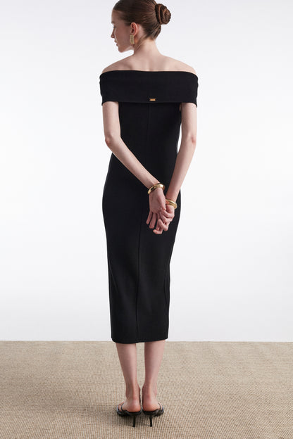 Fine Line Midi Dress