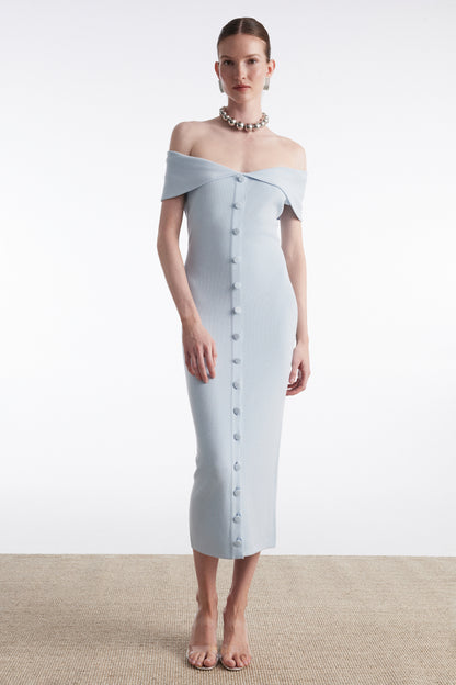 Fine Line Midi Dress