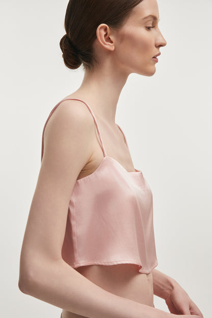 Naia Silk Crop Top