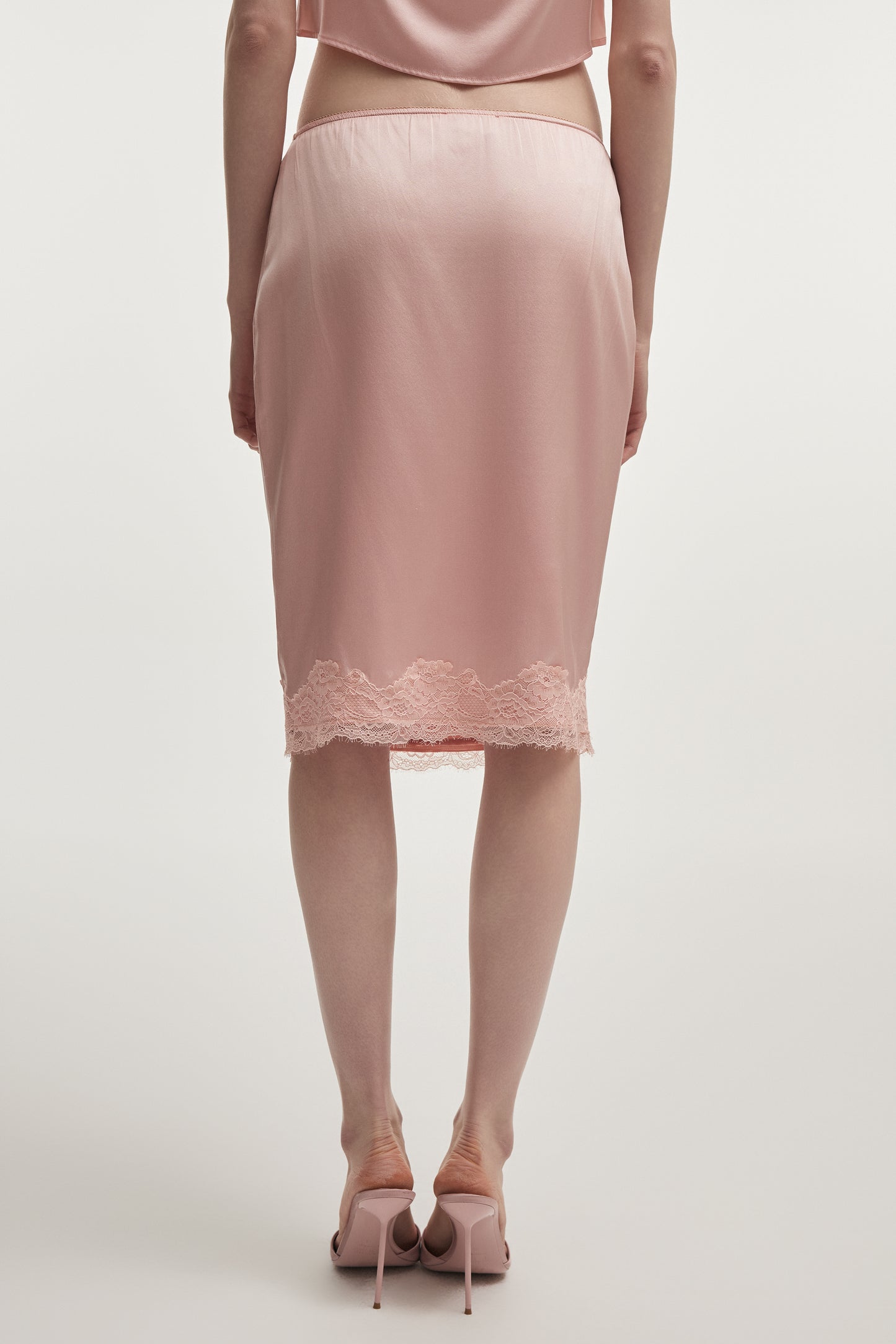Naia Silk Midi Skirt