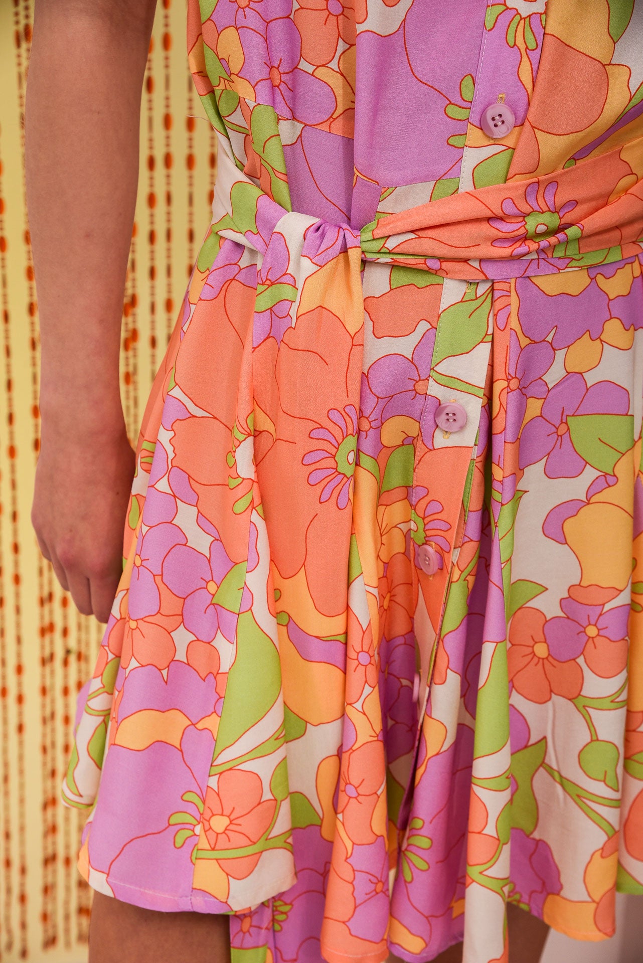 Passion Flower mini φόρεμα