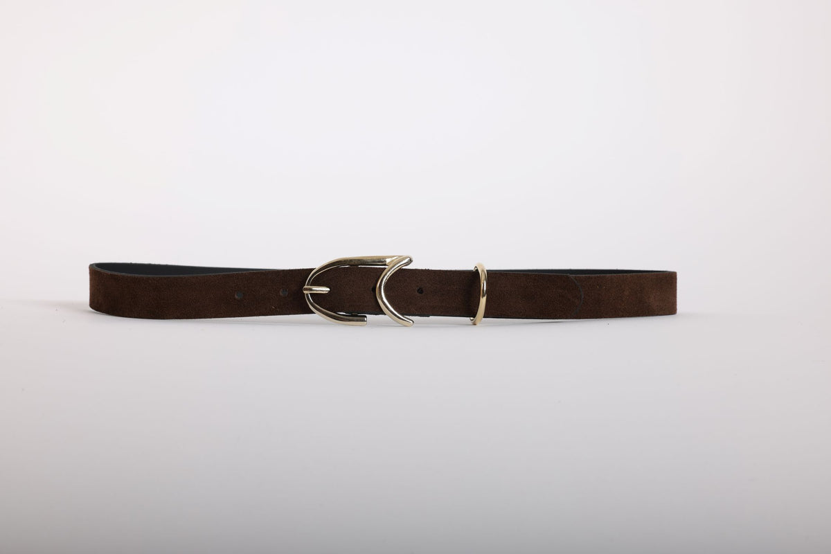 Sasha Brown Leather Belt