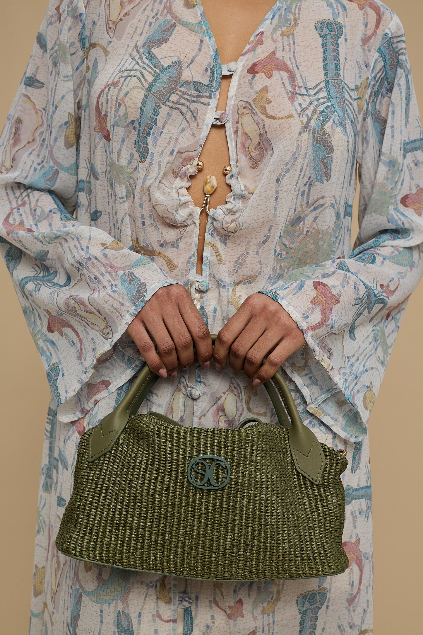 Aelia Straw Mini Bag