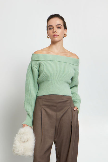 Speaking Softly Crop Sweater