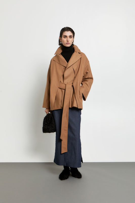 Pure Cashmere Short Coat