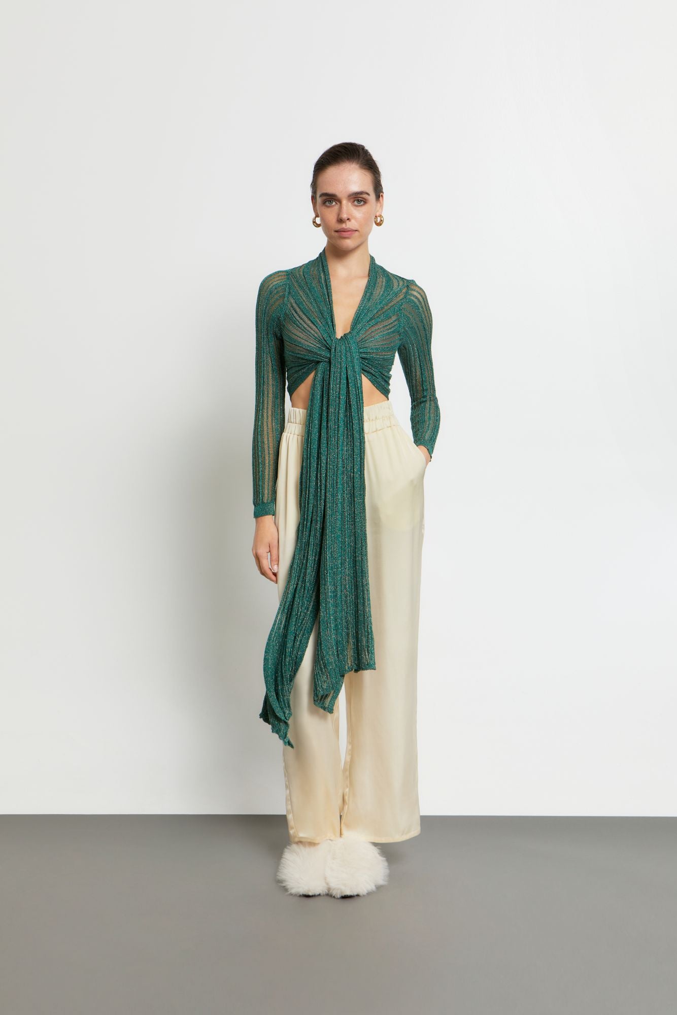 Archetypes #2550 Wrap Cardigan - Shimmering