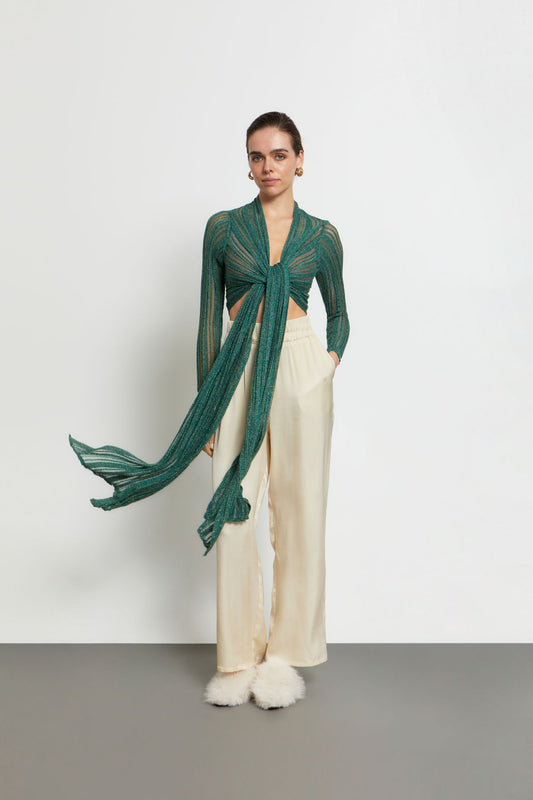 Archetypes #2550 Wrap Cardigan - Shimmering