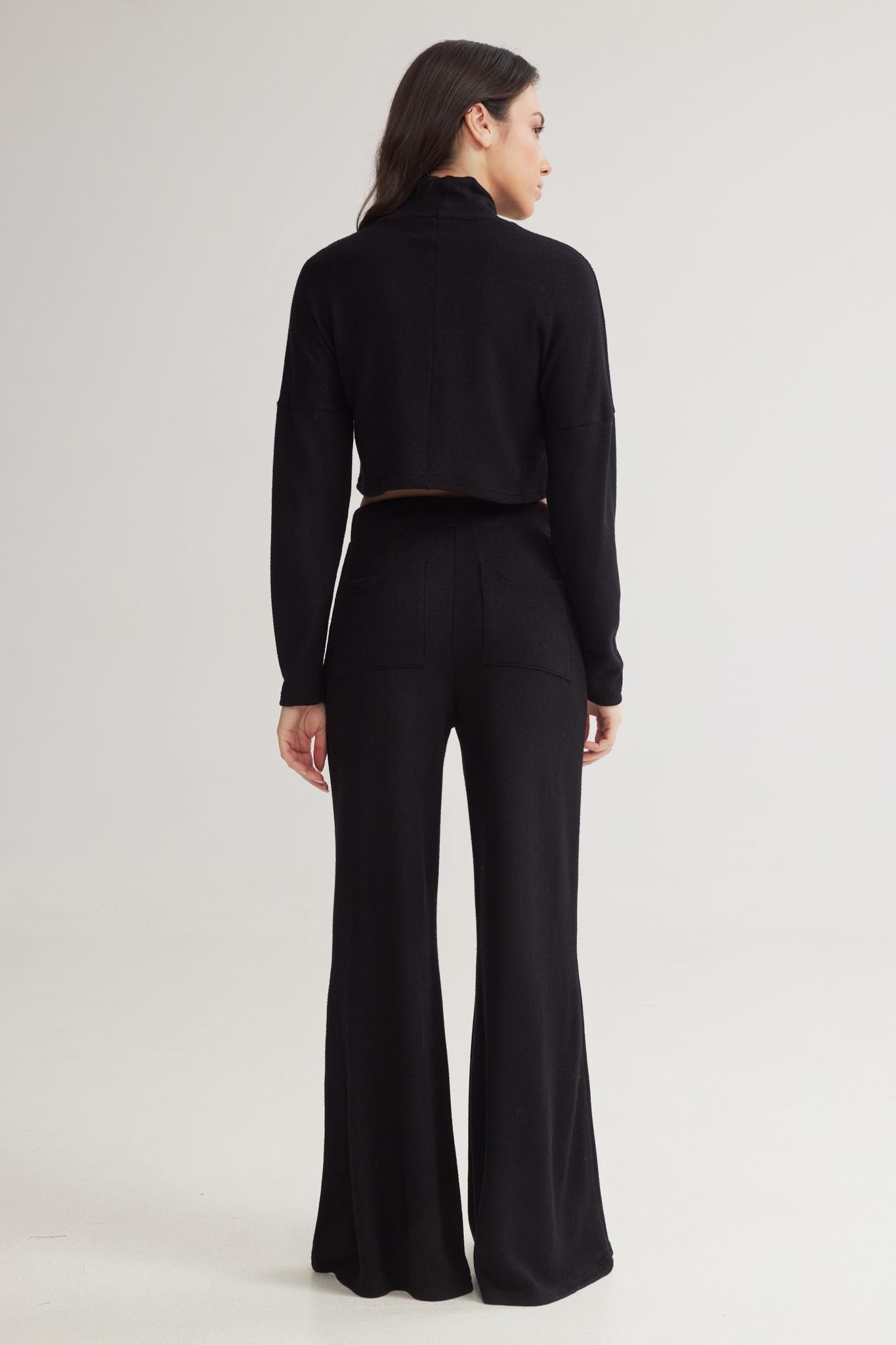 Bennet Crop Turtleneck Top