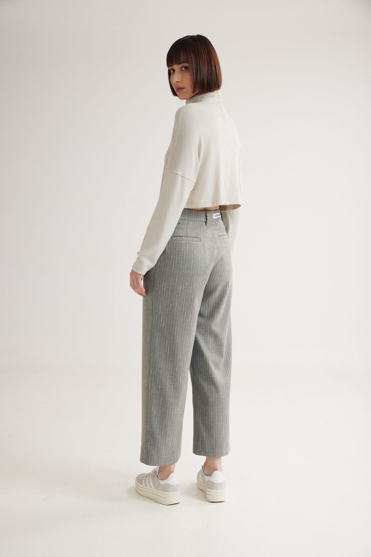 Bennet Crop Turtleneck Top