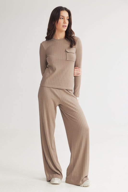 Comfy Long Knit Trousers