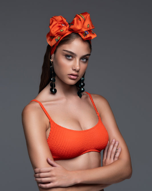 Connection silk foulard