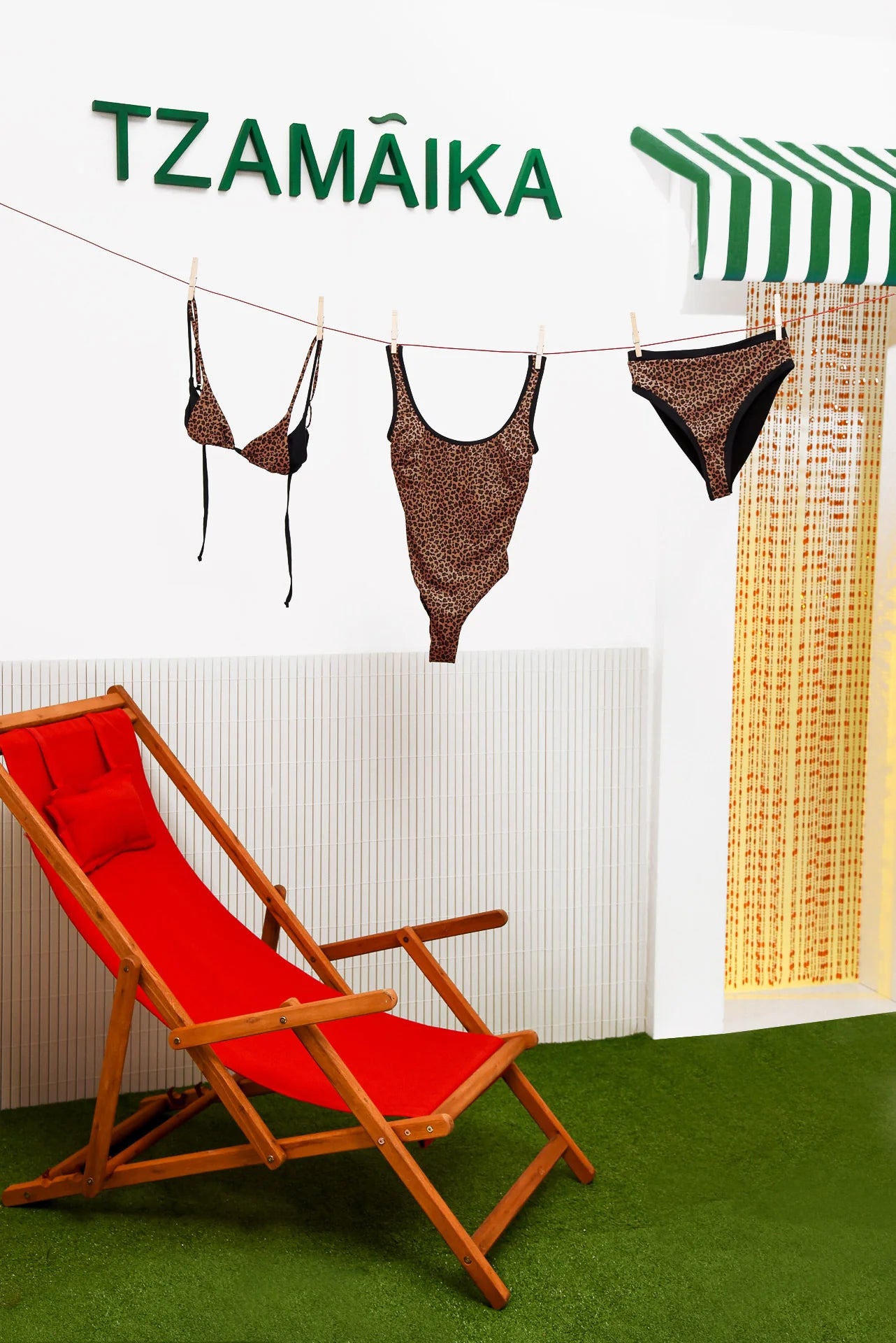 Curry Double Triangle Bikini Top