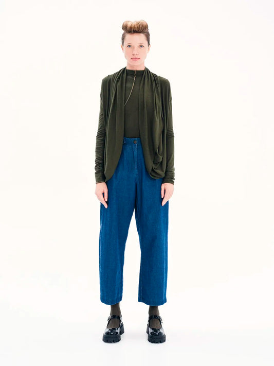 Inside Out Asymmetric Cardigan