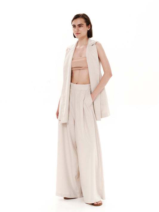 Linen Love palazzo trousers