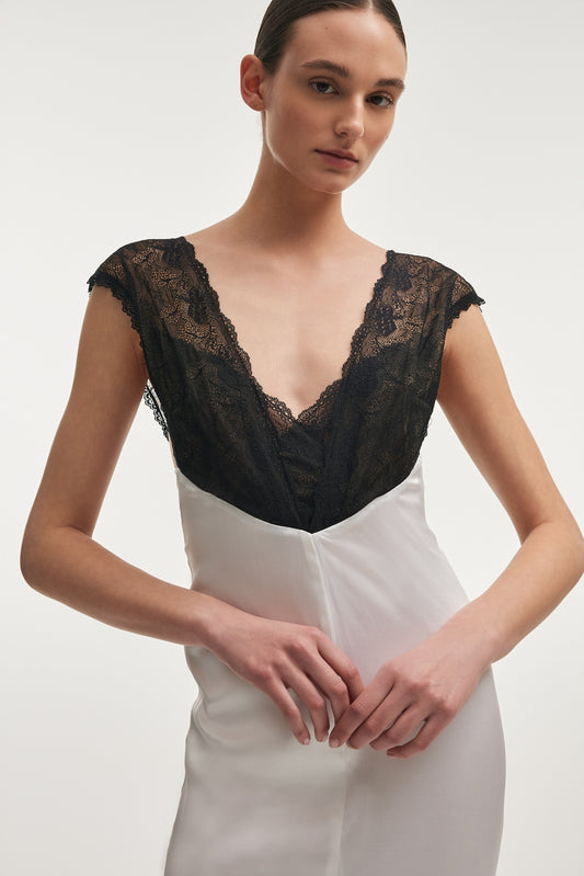 Naia Silk Midi Dress