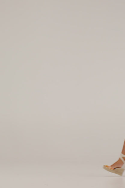 Magic Sunsets Knit V-Neckline Mini Dress