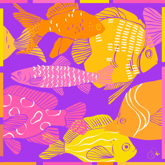 Psari silk scarf