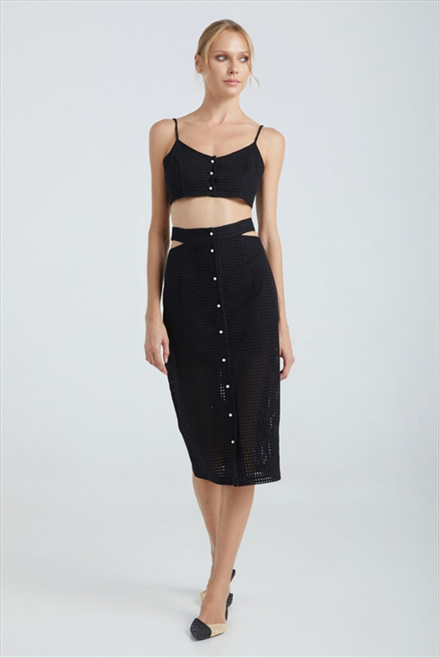 Roi Midi Skirt