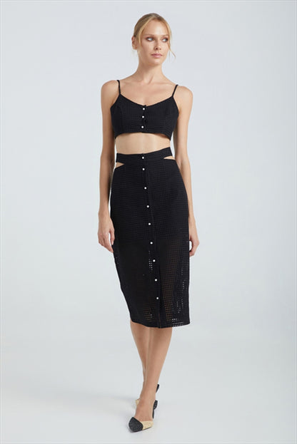 Roi Midi Skirt