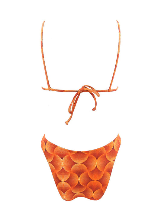 Ruched seashell bralette Bikini