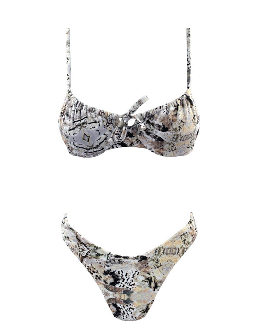 Ruched safari underwire Bikini