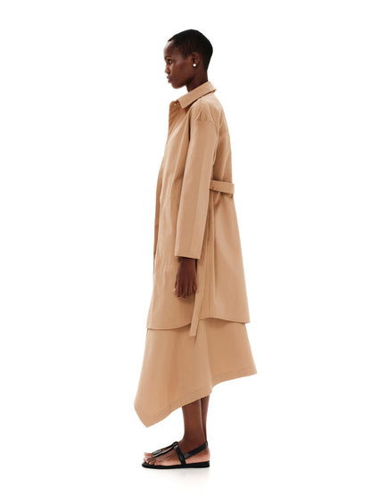 Seams And Structure Trench Coat