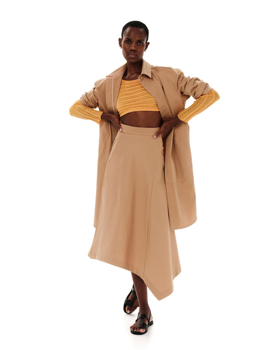 Seams And Structure Trench Coat