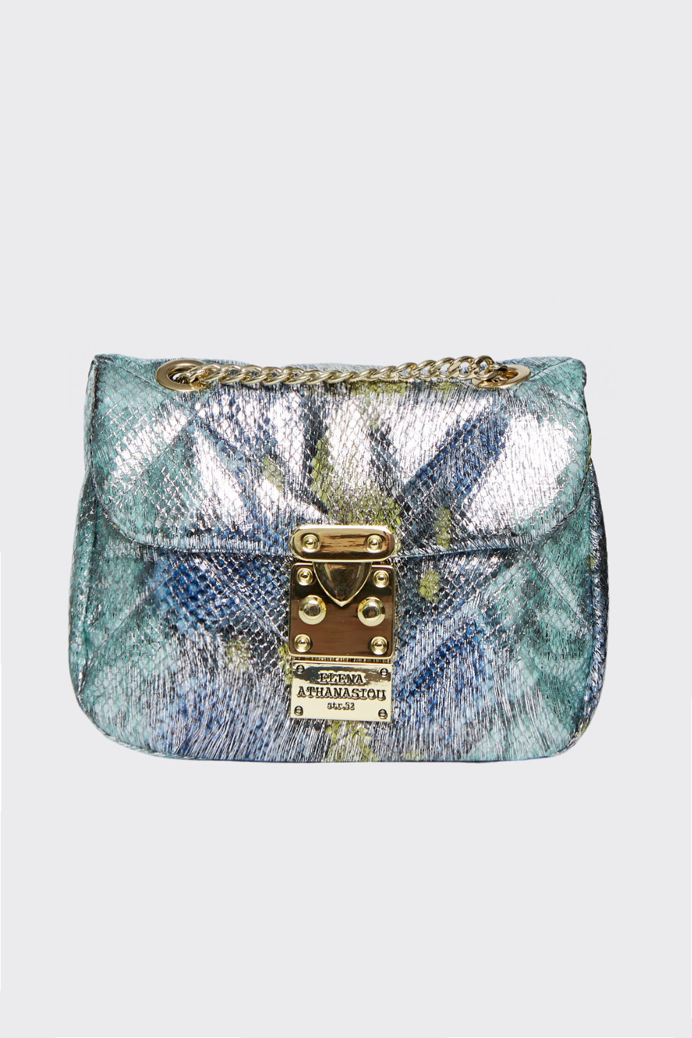 Glitter Snake Pattern Mini Bag