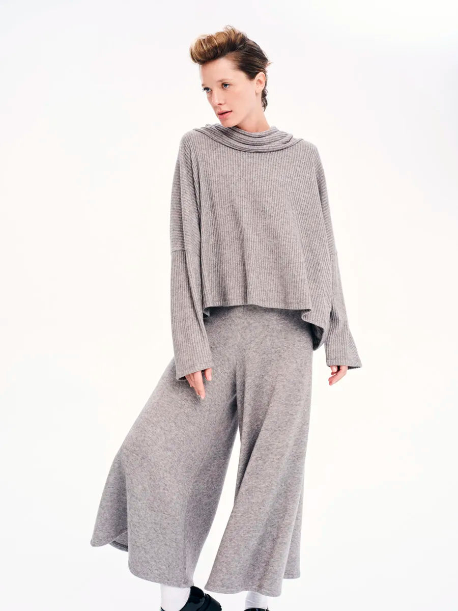 Smooth & Cozy Oversized Trousers