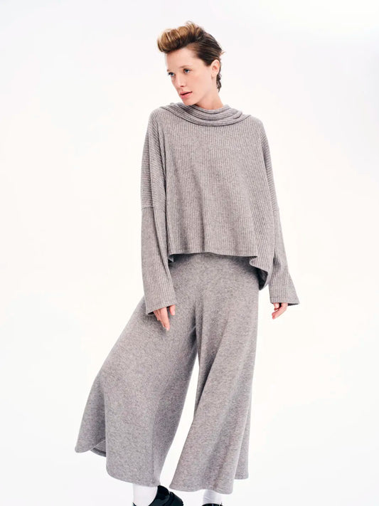 Smooth & Cozy Oversized Trousers