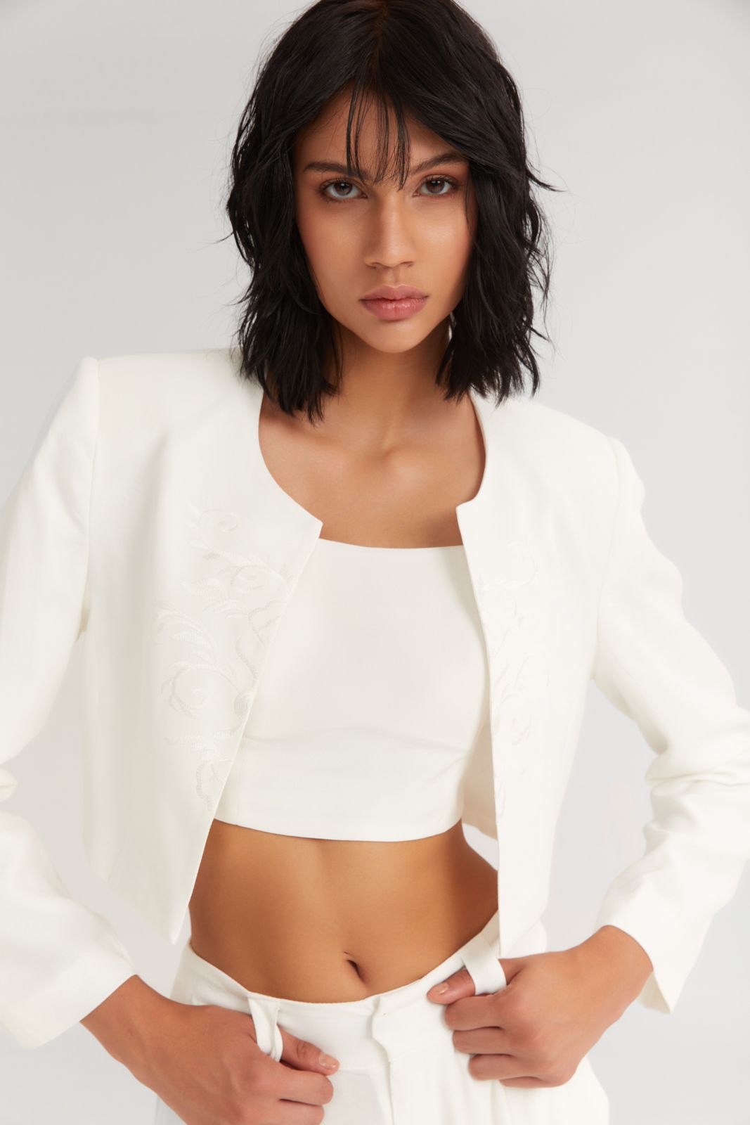 The Crunchy Cropped Blazer