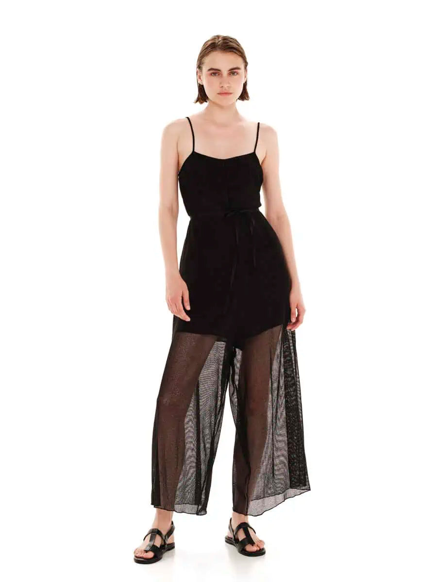 Through The Net Shortsleeved Overall