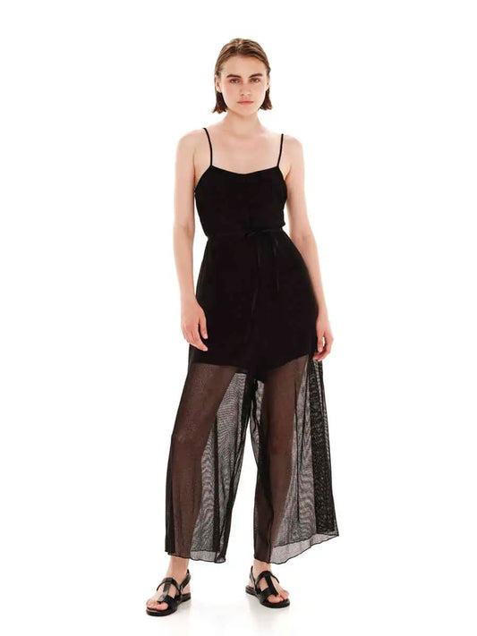 Through The Net Shortsleeved Overall
