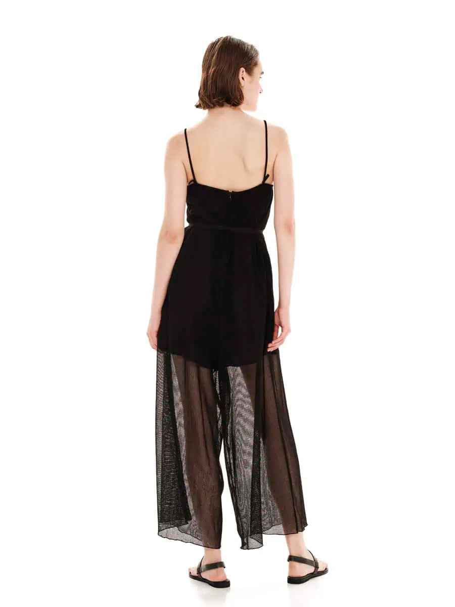 Through The Net Shortsleeved Overall