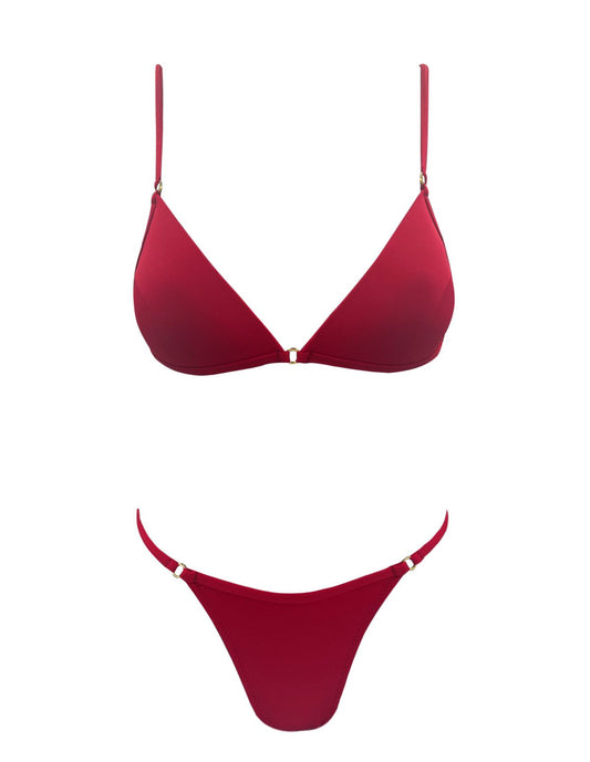 Wire merlot Bikini